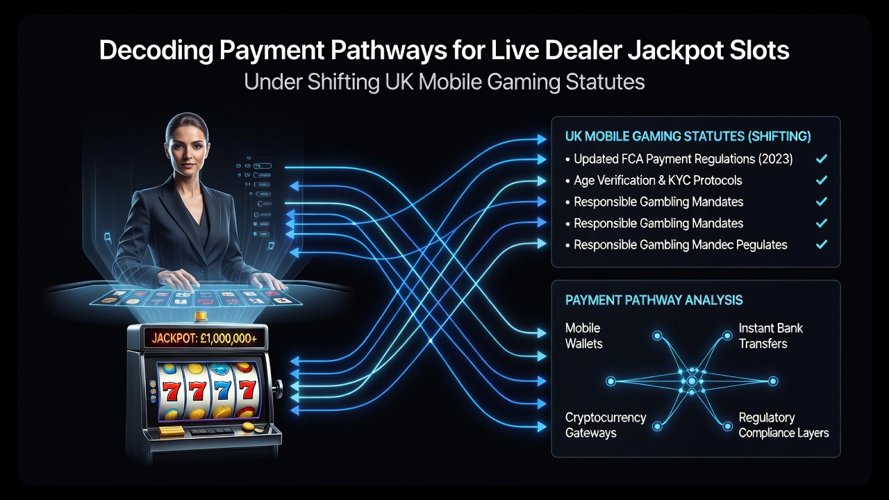 Diagram showing regulatory compliance checkpoints for mobile payments in jackpot slot platforms